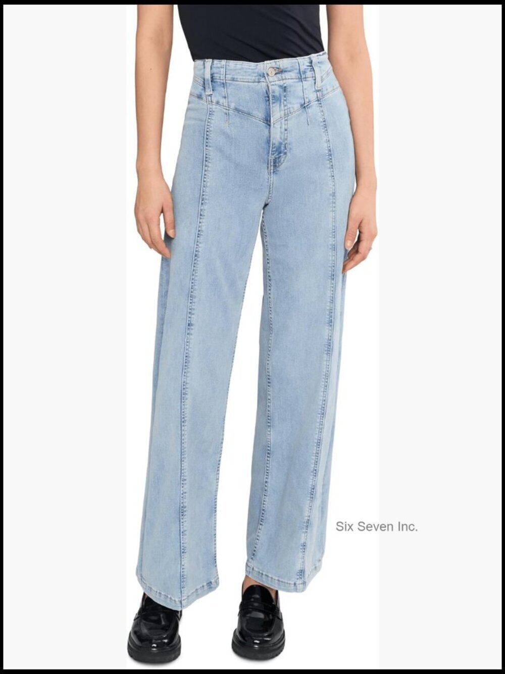 Wide Leg Pants - Gauze Cotton - High Rise - Casual